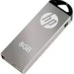 HP v220w 8GB USB 2.0 Pen Drive, Metal Silver