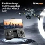 M3 Ultra Mini Toy Drone Brushless Obstacle Avoidance Screen Remote Portable RC Drones Plane with Camera and Battery