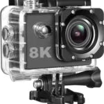 action camera 8k action camera Sports and Action Camera (Black, 50 MP)