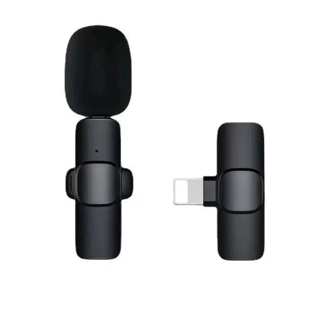 K8 Wireless Lavalier Microphone for Android & iPhone | Type-C | Noise Reduction | Plug & Play Lapel Mic for YouTube, Reels, Vlogging & Interviews