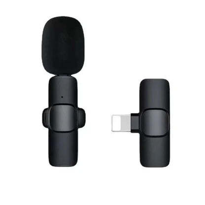 K8 Wireless Lavalier Microphone for Android & iPhone | Type-C | Noise Reduction | Plug & Play Lapel Mic for YouTube, Reels, Vlogging & Interviews