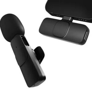 K8 Wireless Lavalier Microphone for Android & iPhone | Type-C | Noise Reduction | Plug & Play Lapel Mic for YouTube, Reels, Vlogging & Interviews