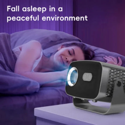 1080P HD Projector with 4K Support Portable Movie Projector for Home Theater (8400lm / 1 Speaker /Wireless / Remote Controller) Portable Projector