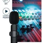 K-35 Dual Wireless Collar Microphone, 3.5mm Plug and Play Lavalier Mic for DSLR, YouTube, Interview, Vlogging and Live Streaming