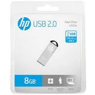 HP v220w 8GB USB 2.0 Pen Drive, Metal Silver